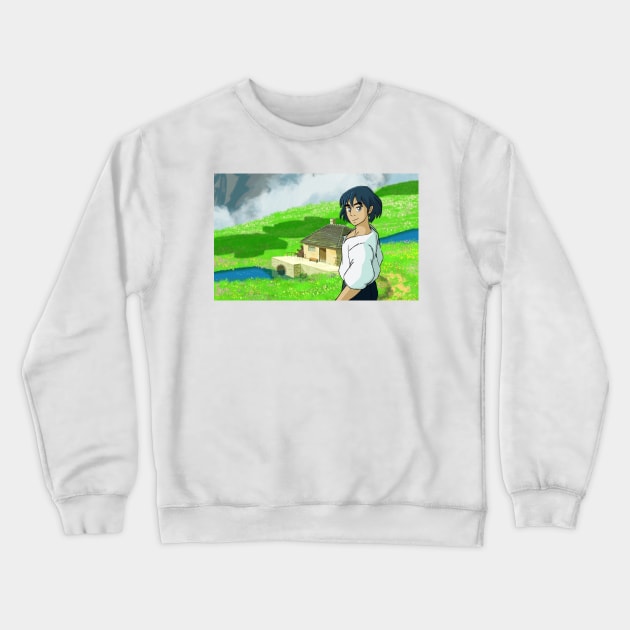 Wizard howl Crewneck Sweatshirt by bethepiano